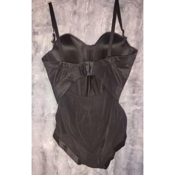 NWT Maidenform Tummy Control Shapewear Bodysuit Built-In Underwire Bra Size 36C - Picture 2 of 6